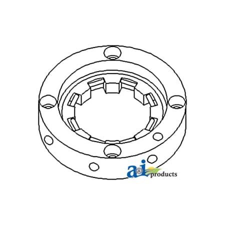 A & I Products Ramp Assembly, Bearing Carrier & Overrunning Clutch 6.4" x1.8" x6" A-365402R11